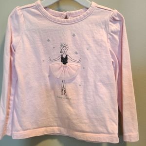 janie and jack ballerina long sleeve shirt